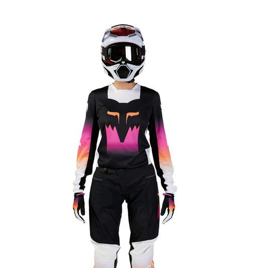 Fox MX24 Women's 180 Flora Jersey - Black Pink