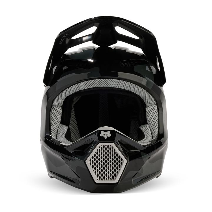 Fox Youth V1 Bnkr Helmet - Black Camo