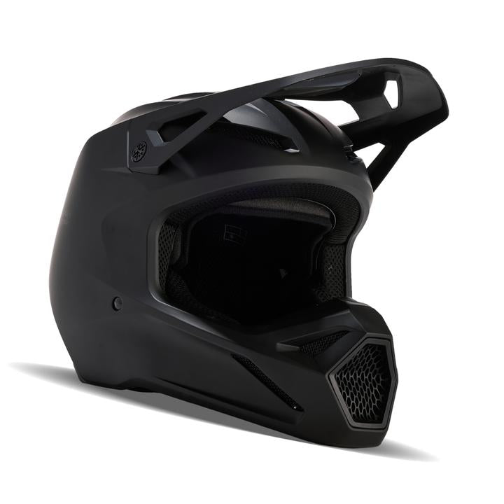 Fox Youth V1 Helmet - Matt Black