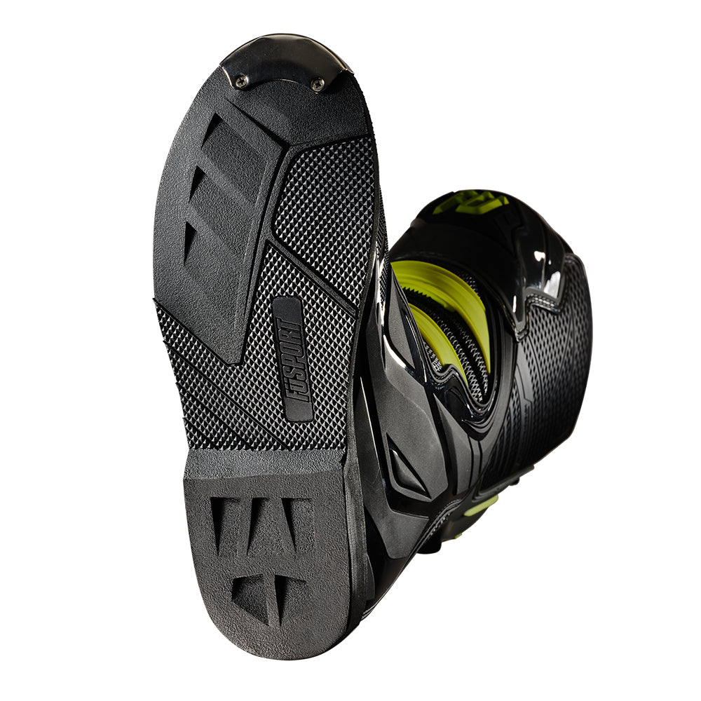 Fu Sport DP2 (Dirt Pilot 2) Boots - Black / Grey / Yellow
