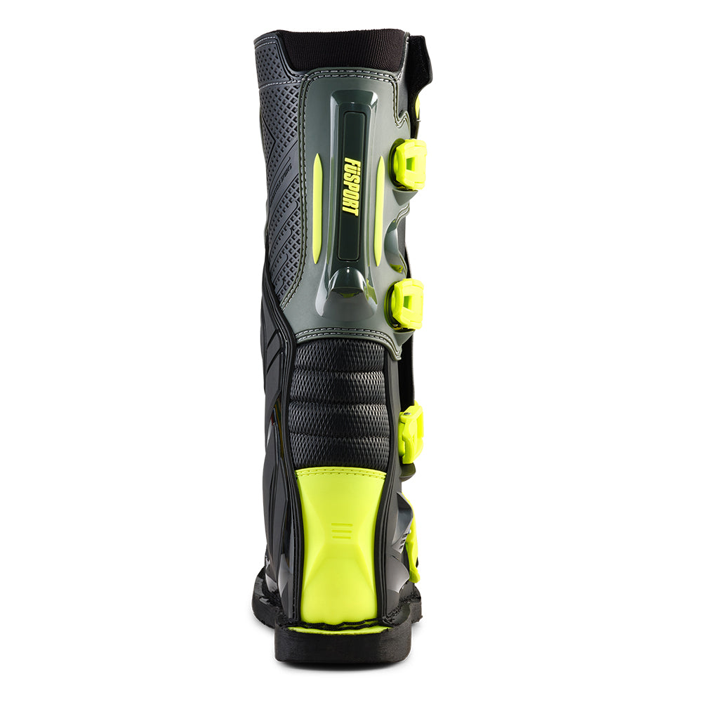 Fu Sport DP2 (Dirt Pilot 2) Boots - Black / Grey / Yellow