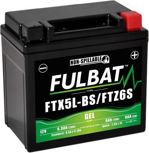 Fulbat Gel Battery - FTX5L-BS