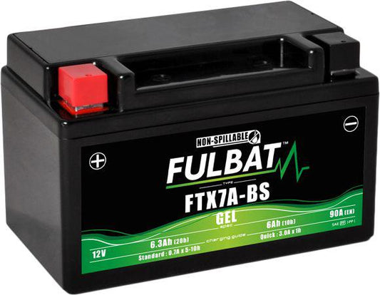 Fulbat Gel Battery - FTX7A-BS