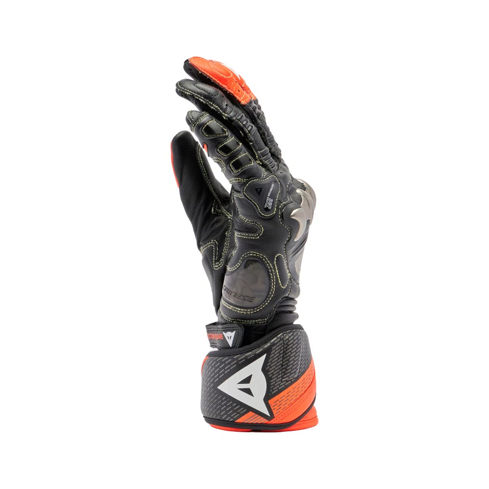 Dainese Full Metal 7 Gloves - Black / Red Fluro