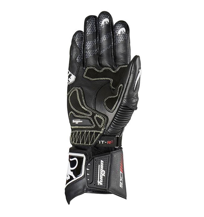 Furygan Fit-R2 Gloves - Black / White