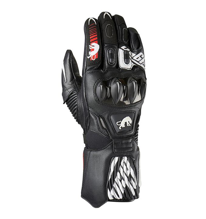 Furygan Fit-R2 Gloves - Black / White