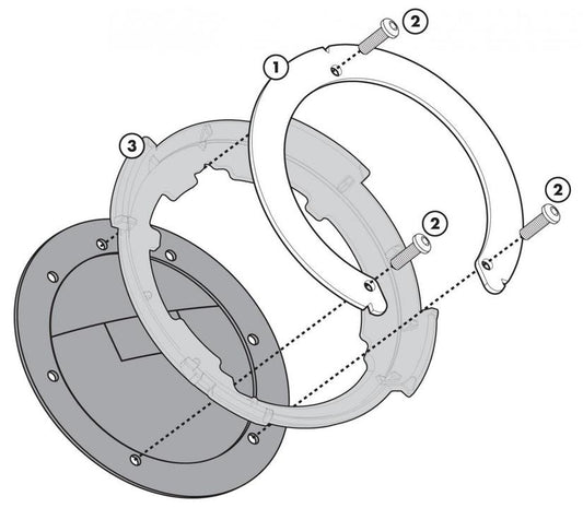 Givi Tanklock Flange 03 (BF03)