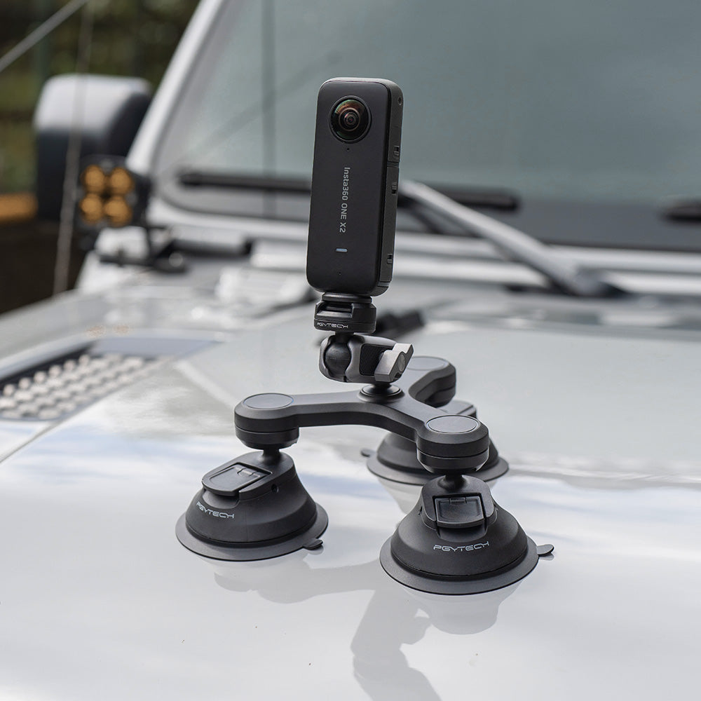 Pgytech Three-Arm Suction Mount