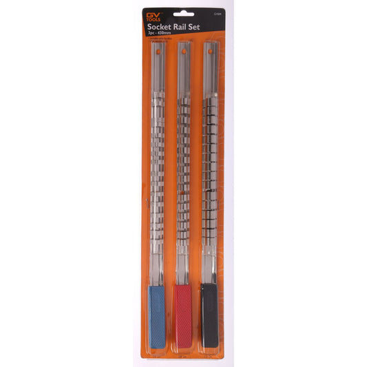 GV Tools Socket Set-Rail 3Pc
