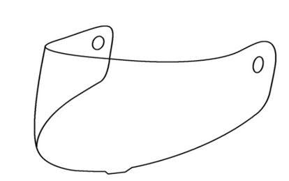 HJC HJ-33 Visor - Clear