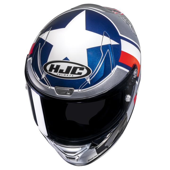 HJC RPHA 1 Helmet - Ben Spies Silver Star MC2-1