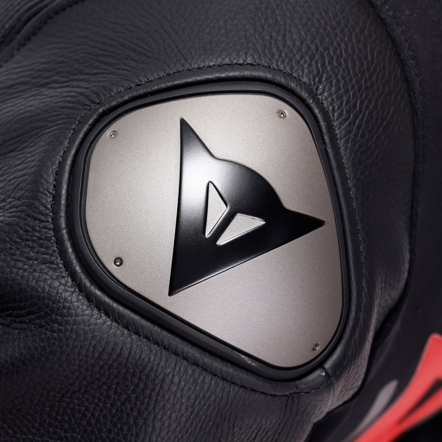 Dainese Demon Sprint 1-Piece Perforated Leather Race Suit - Black / Red