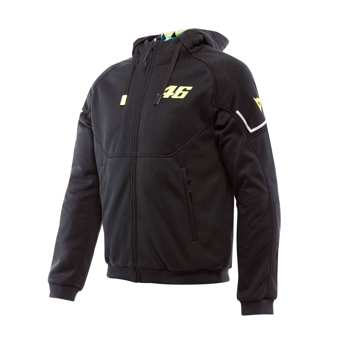 Dainese Hoodie Full Zip - VR46 Black / Yellow