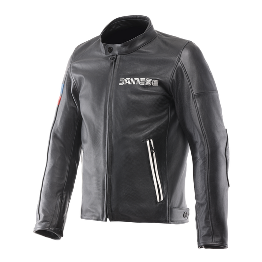 Dainese Leggenda Perforated Leather Jacket - Black