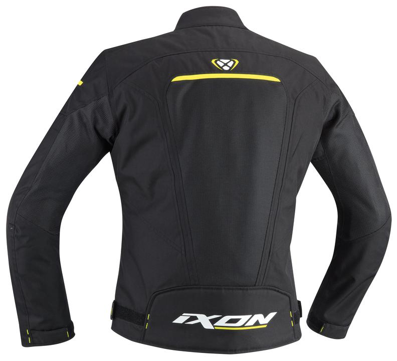 Ixon Helios Jacket - Black Bright Yellow