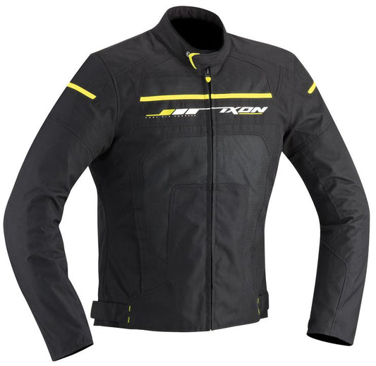 Ixon Helios Jacket - Black Bright Yellow