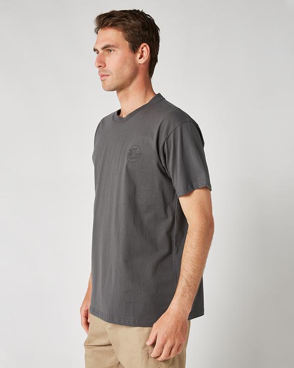 Jetpilot Full Circle Men's Tee Grey - Black