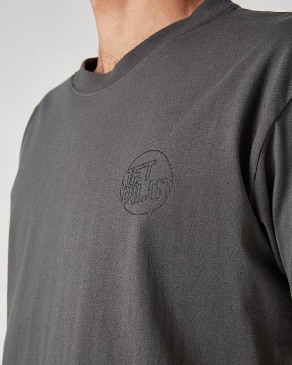 Jetpilot Full Circle Men's Tee Grey - Black