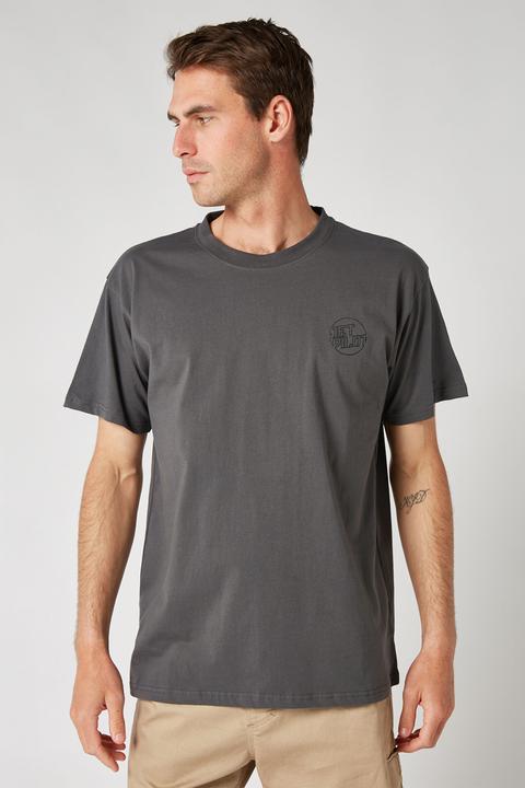 Jetpilot Full Circle Men's Tee Grey - Black