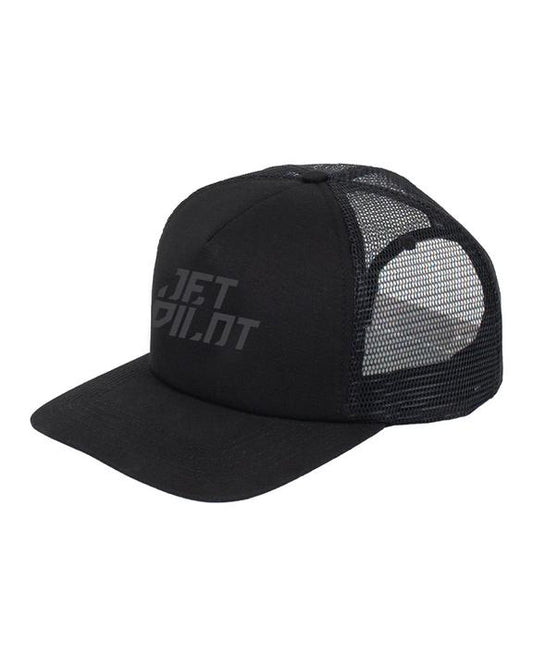 Jetpilot Corp Men's Trucker Cap - Black