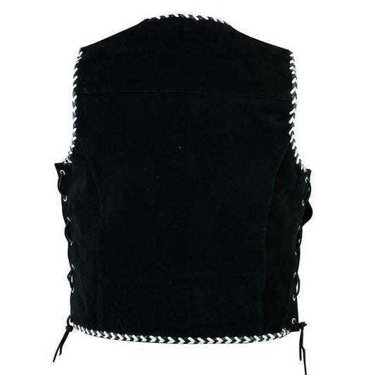 Johnny Reb Springbrook Suede Vest - Black