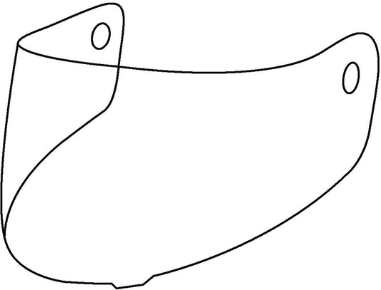 Simpson Xcursion / Journey Visor - Clear