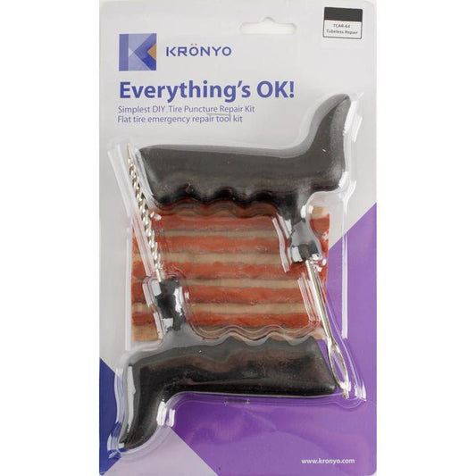 Kronyo Puncture Repair Kit Tyre Wicks 5Pk