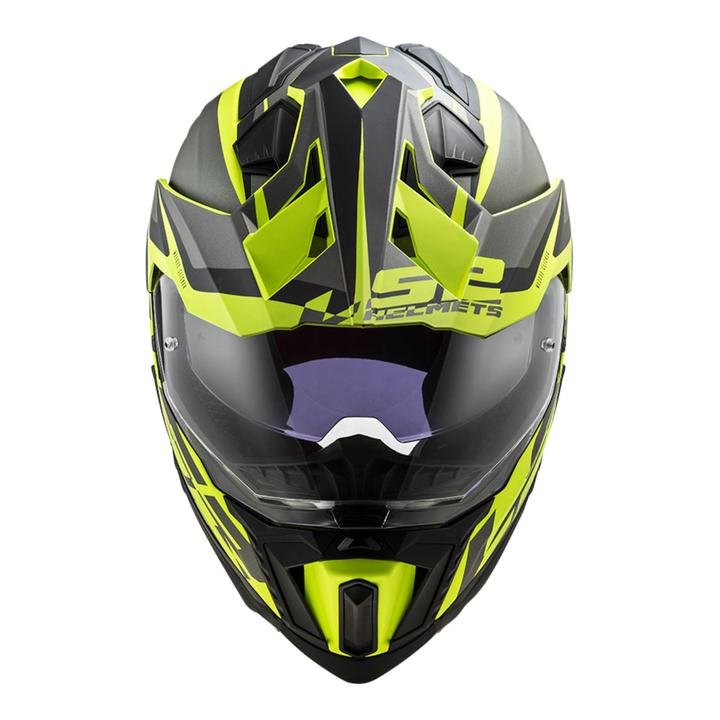 LS2 MX701 Explorer Hpfc Alter - Matt Black / Hi-Vis