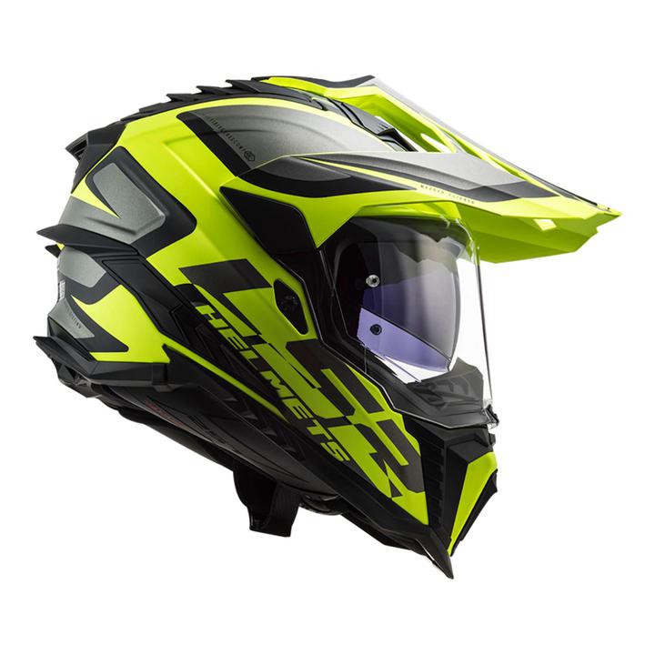 LS2 MX701 Explorer Hpfc Alter - Matt Black / Hi-Vis