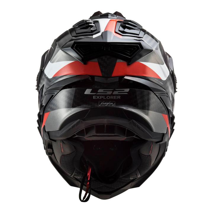 LS2 MX701 Explorer Carbon Frontier Titanium Red