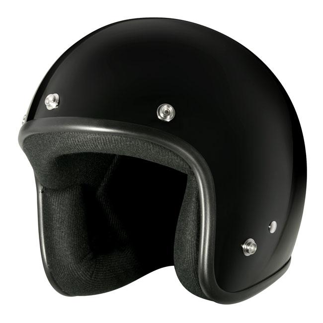 M2R 225 Open Face Helmet - Black