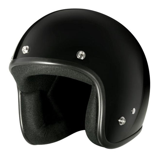 M2R 225 Open Face Helmet - Black