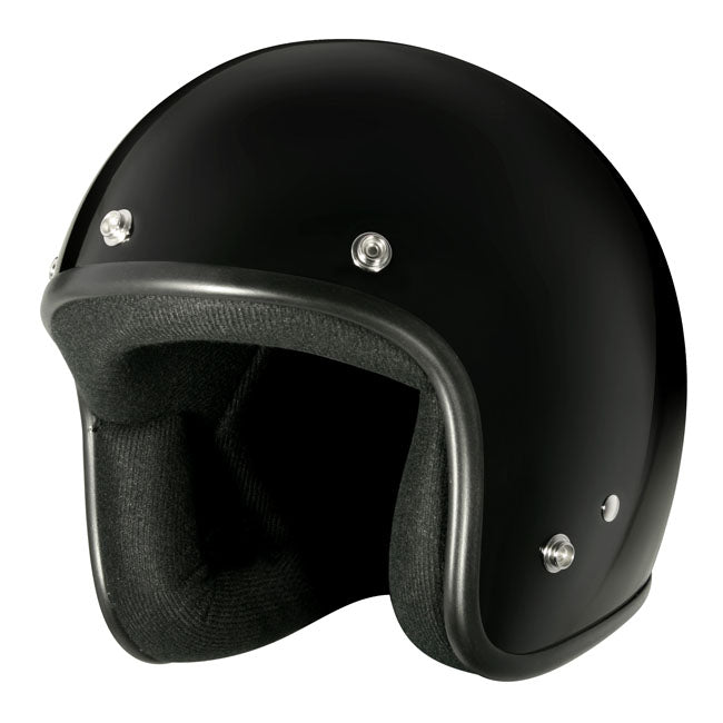 M2R 225 Open Face Helmet - Black