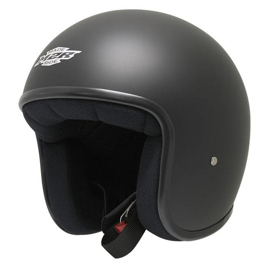 M2R Custom Helmet - Flat Black No Peak