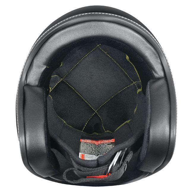 M2R 225 Open Face Helmet - Vice Semi Flat Black