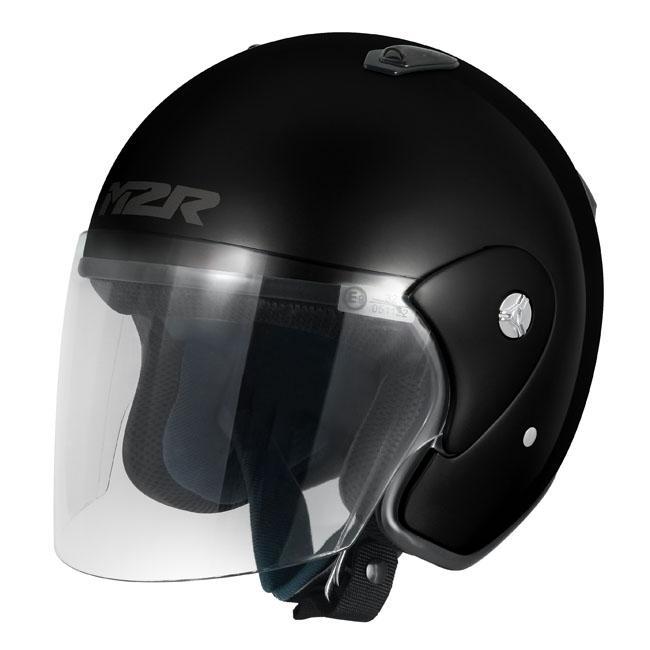 M2R 290 Open Face Helmet - Black
