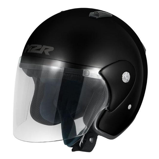 M2R 290 Open Face Helmet - Black