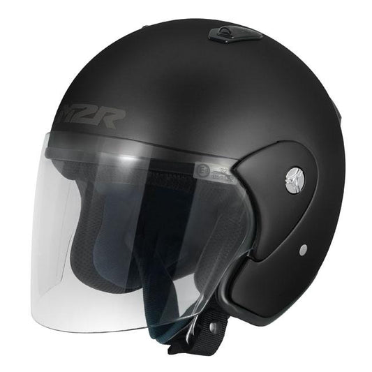 M2R 290 Open Face Helmet - Semi Flat Black
