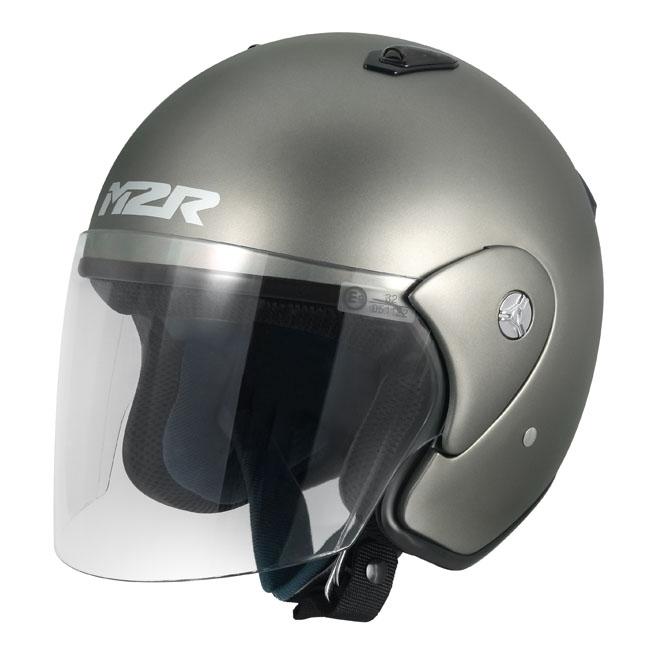 M2R 290 Open Face Helmet - Titanium