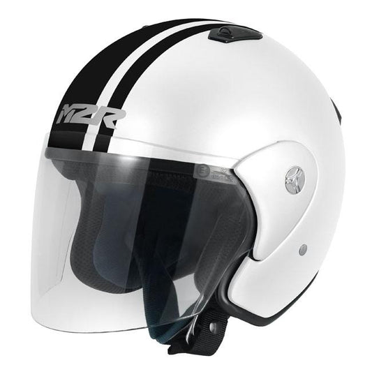 M2R 290 Open Face Helmet - Urban Pc-6 White