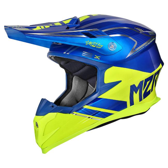 M2R X4.5 Hatchet PC-2 Helmet - Blue / Yellow
