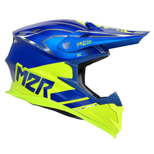 M2R X4.5 Hatchet PC-2 Helmet - Blue / Yellow