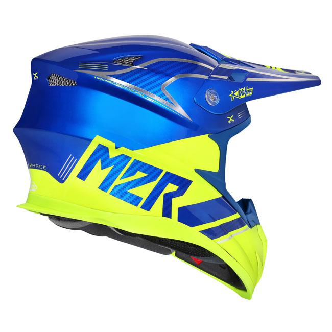M2R X4.5 Hatchet PC-2 Helmet - Blue / Yellow