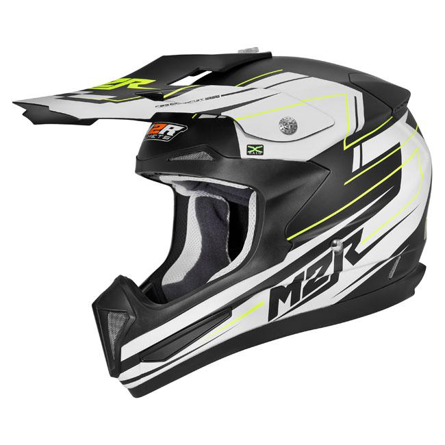 M2R X3 Helmet - Sabre Pc-6F Matt White