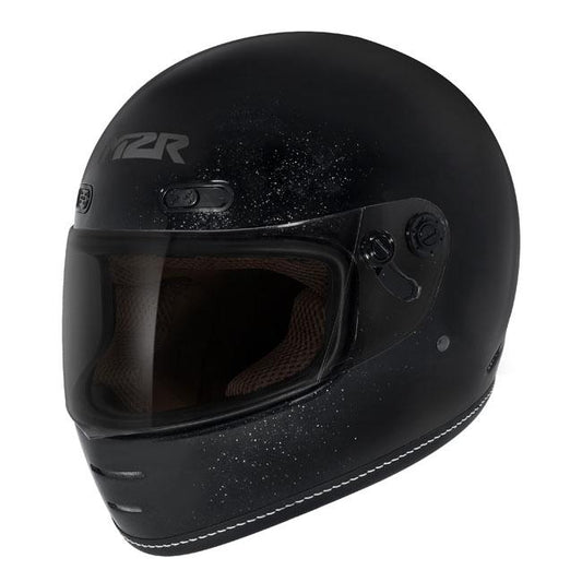 M2R Bolster F-9 Helmet - Metalic Black
