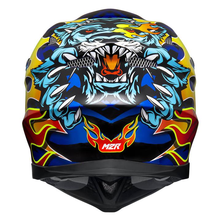 M2R X4.5 Main Event PC-2 Helmet - Red / Blue / Yellow