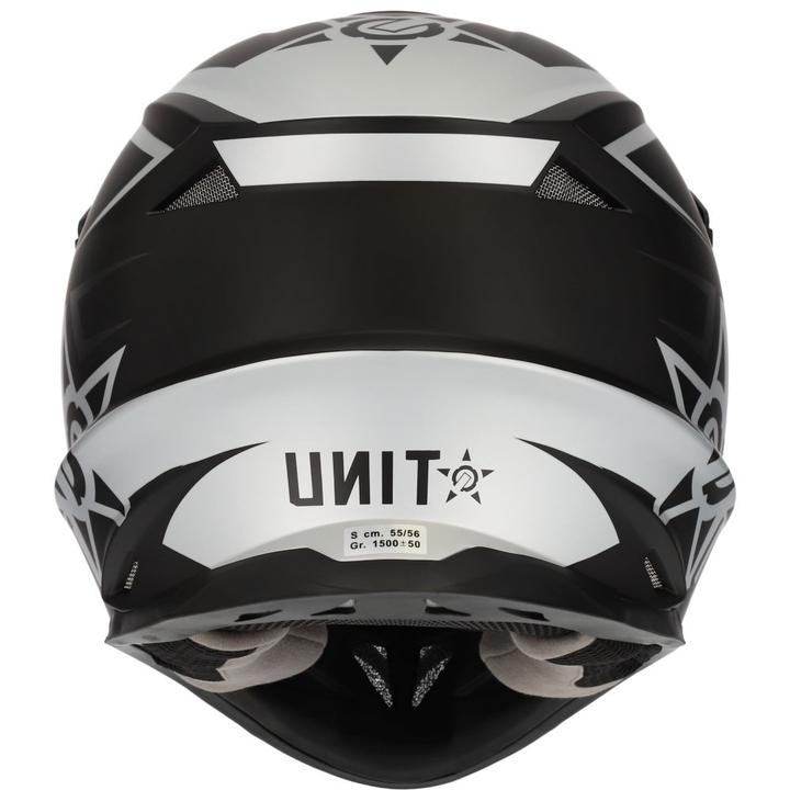M2R Exo Unit Pc-5F Protech Helmet - Grey / Silver