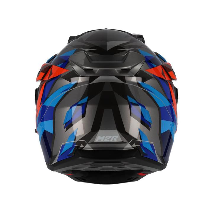 M2R Hybrid Helmet - Poly Pc-1 Blue Red