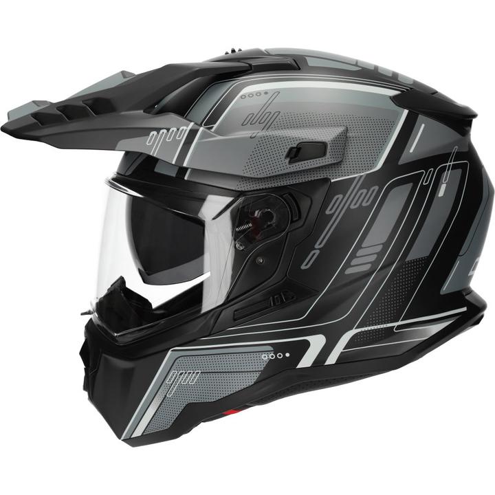 M2R Hybrid Helmet Helmet Trooper Pc-5FHelmet - Black / Grey