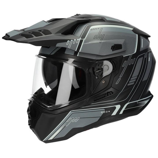 M2R Hybrid Helmet Helmet Trooper Pc-5FHelmet - Black / Grey